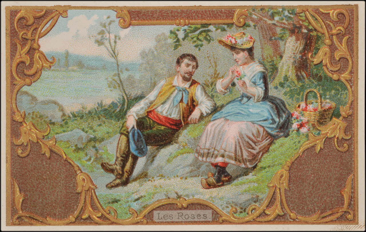 Romanet carte réclame chromo Paris 1877-1907 1995.1.709.6 Photo