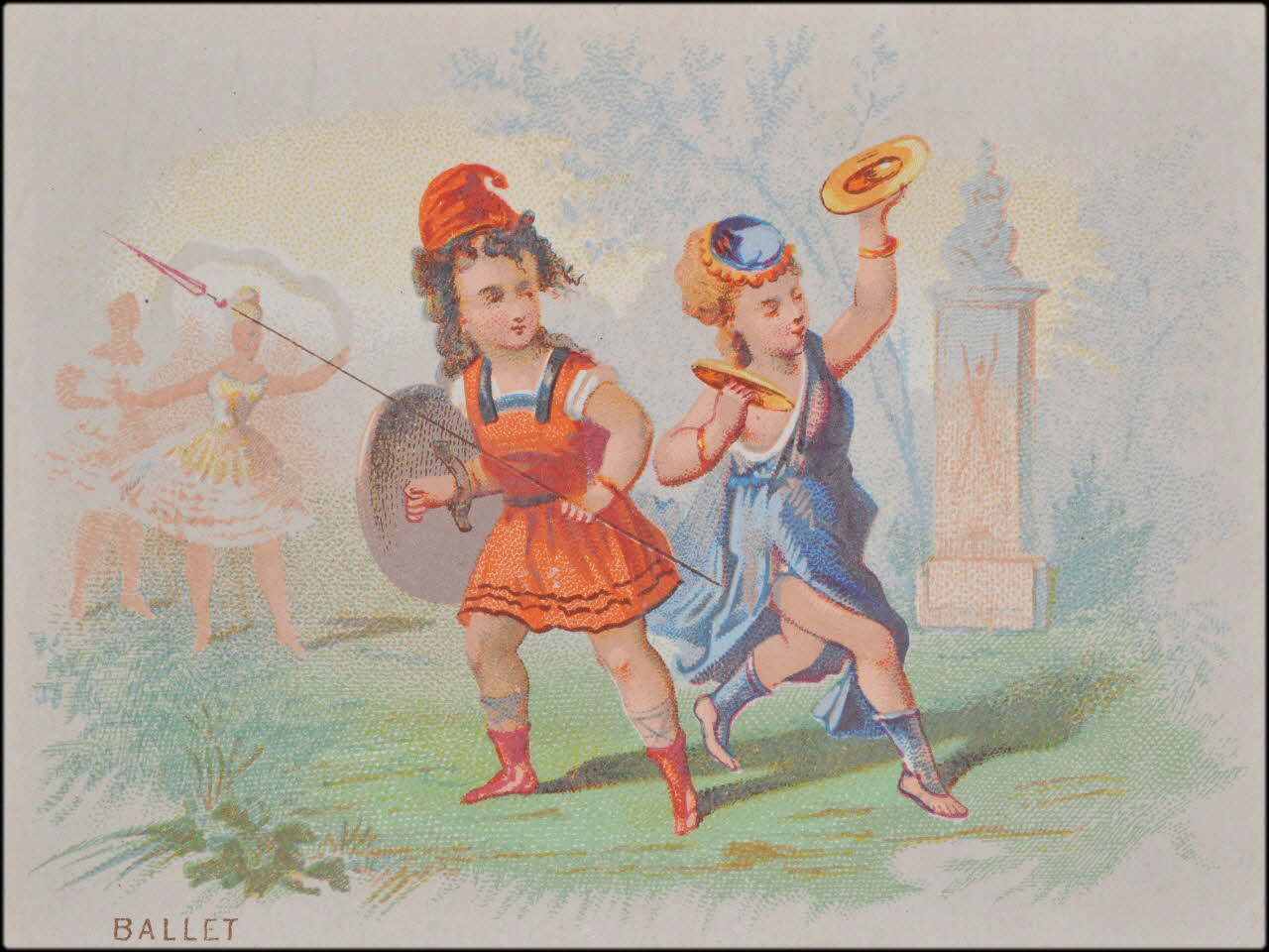 Romanet carte réclame chromo Paris 1877-1907 1995.1.713.1 Photo