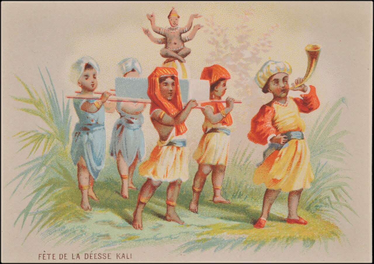 Romanet carte réclame chromo Paris 1877-1907 1995.1.713.2 Photo