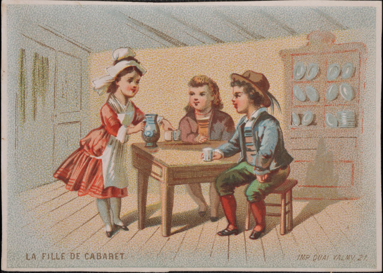 Romanet carte réclame chromo Paris 1877-1907 1995.1.714.1 Photo