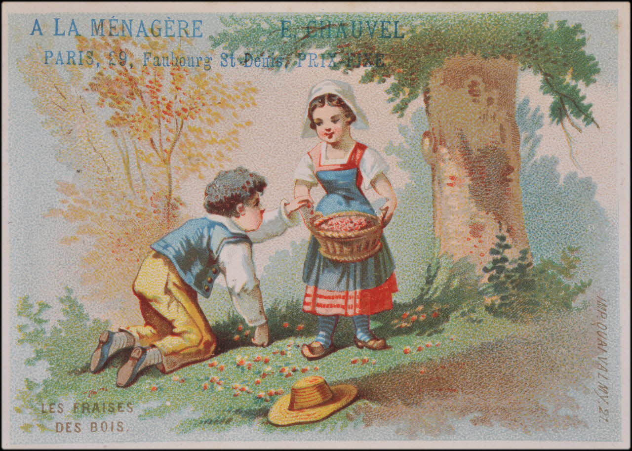 Romanet carte réclame chromo Paris 1877-1907 1995.1.714.5 Photo