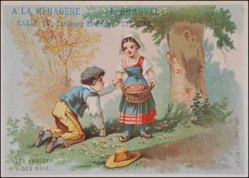 Romanet carte réclame chromo Paris 1877-1907 1995.1.714.5 Photo