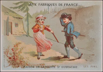 Romanet carte réclame chromo Paris 1877-1907 1995.1.714.7 Photo