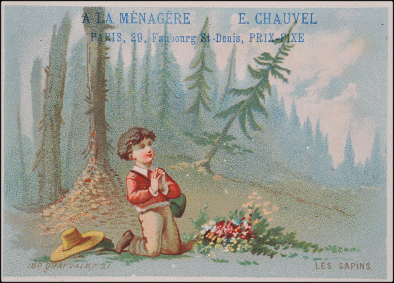 Romanet carte réclame chromo Paris 1877-1907 1995.1.714.8 Photo