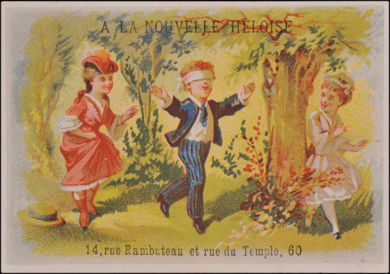 Romanet carte réclame chromo Paris 1877-1907 1995.1.715.1 Photo