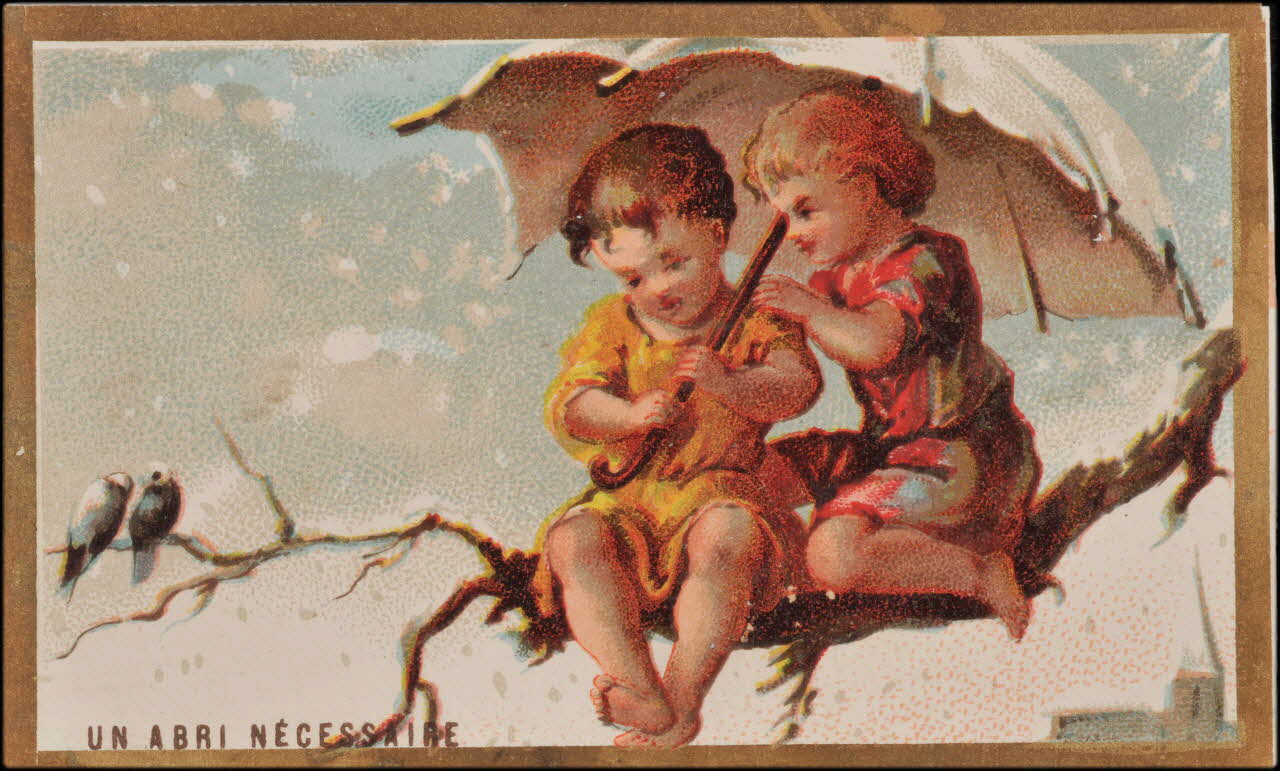 Romanet carte réclame chromo Paris 1877-1907 1995.1.718.1 Photo