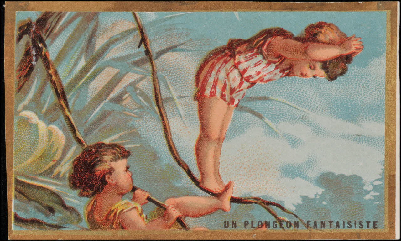 Romanet carte réclame chromo Paris 1877-1907 1995.1.718.4 Photo