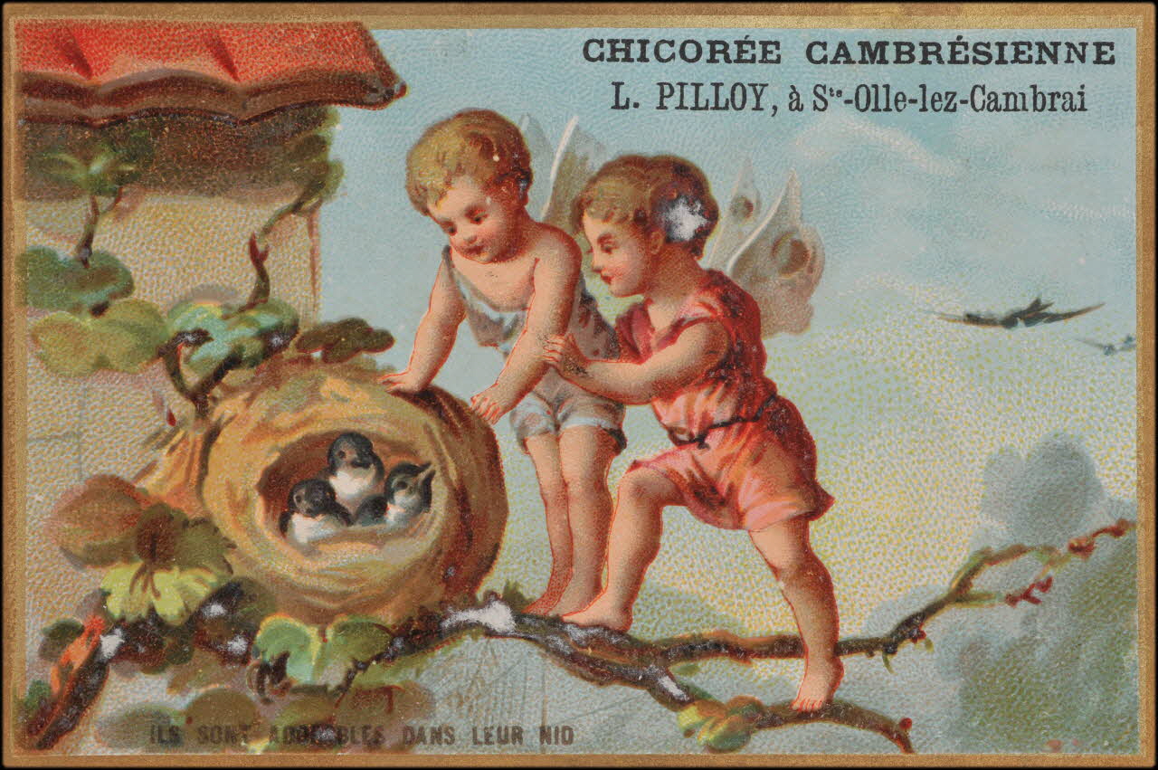 Romanet carte réclame chromo Paris 1877-1907 1995.1.719.3 Photo