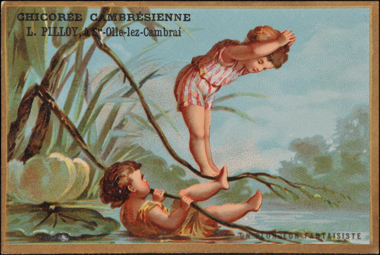 Romanet carte réclame chromo Paris 1877-1907 1995.1.719.4 Photo