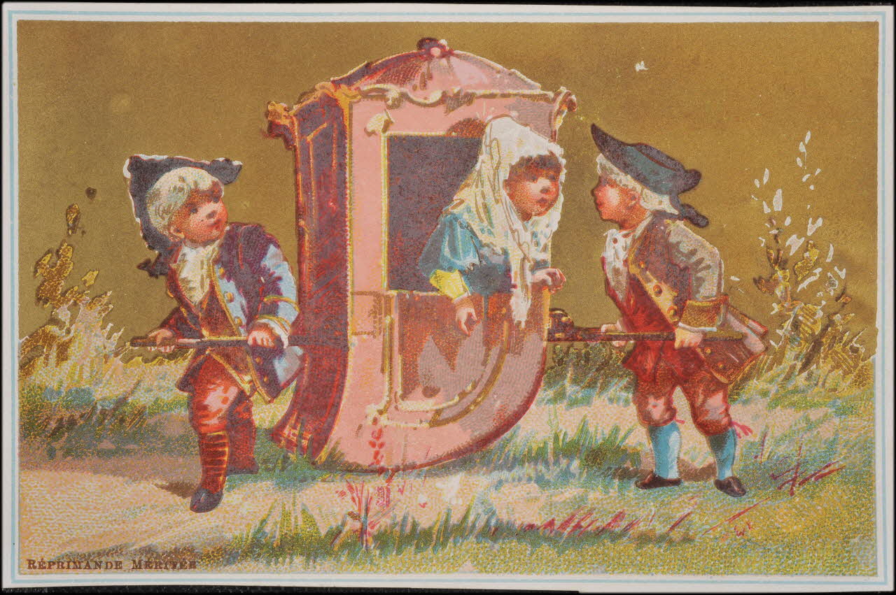 Romanet carte réclame chromo Paris 1877-1907 1995.1.722.6 Photo