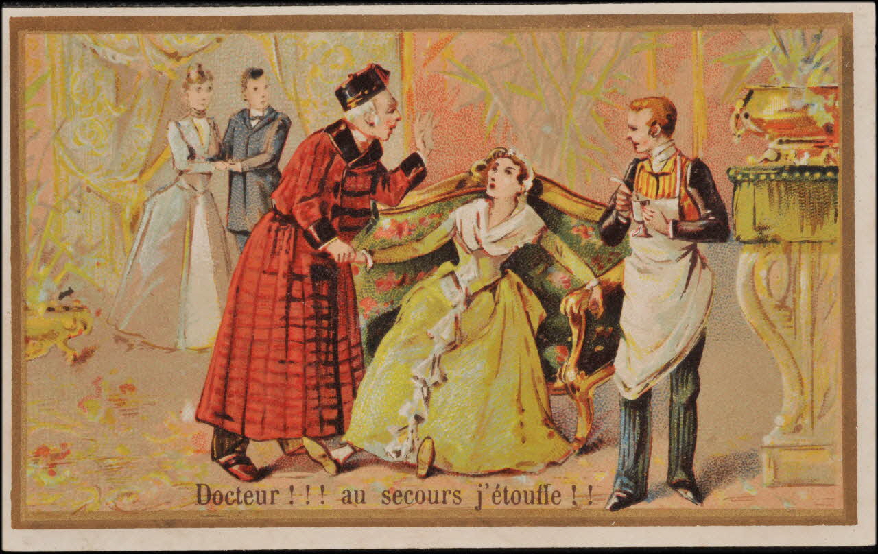 Romanet carte réclame chromo Paris 1877-1907 1995.1.725.3 Photo
