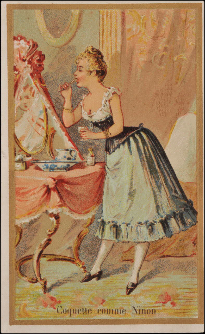 Romanet carte réclame chromo Paris 1877-1907 1995.1.725.5 Photo