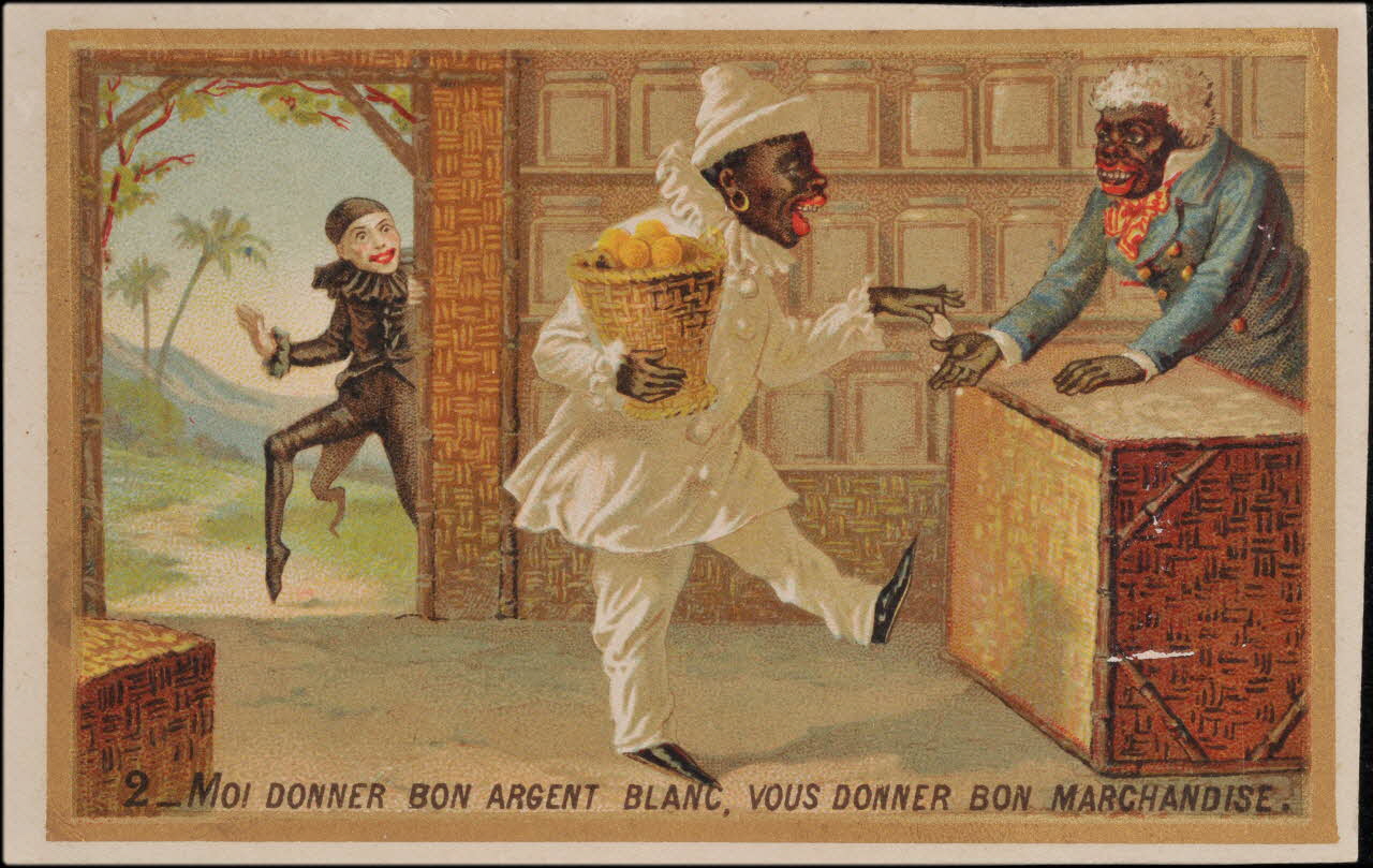 Romanet carte réclame chromo Paris 1877-1907 1995.1.726.1 Photo