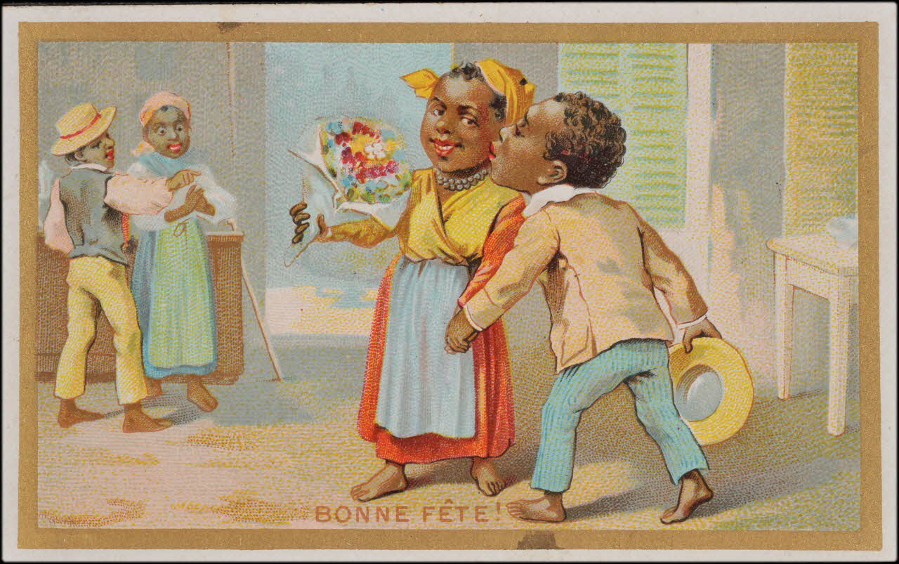 Romanet carte réclame chromo Paris 1877-1907 1995.1.727.1 Photo