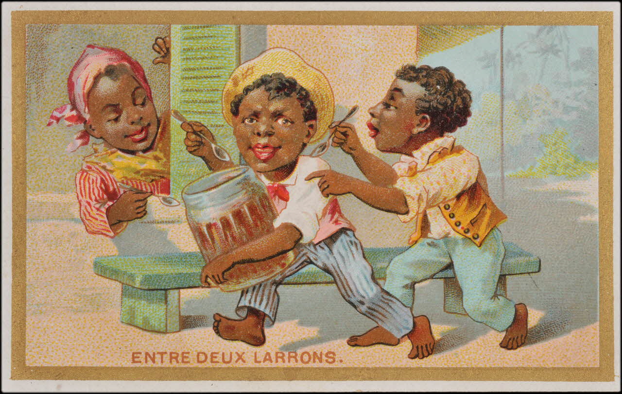 Romanet carte réclame chromo Paris 1877-1907 1995.1.727.3 Photo