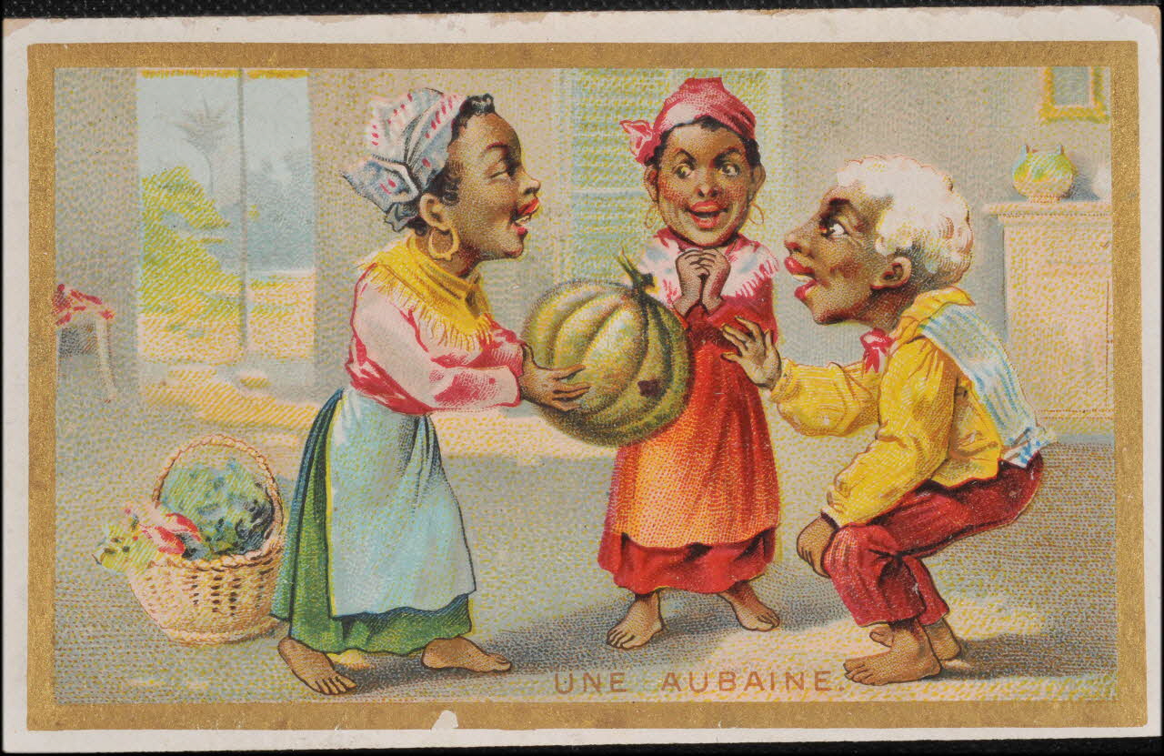 Romanet carte réclame chromo Paris 1877-1907 1995.1.727.6 Photo