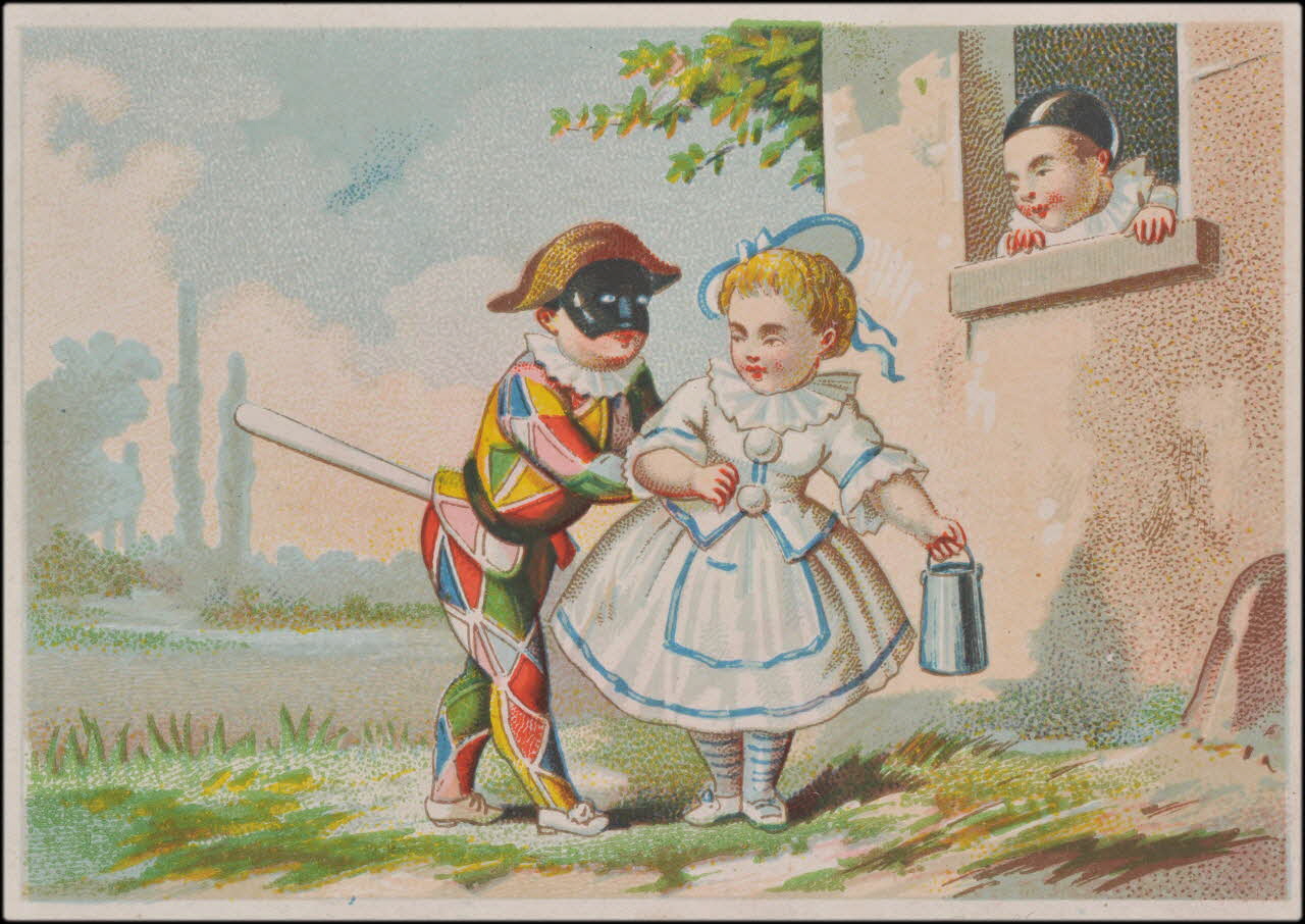 Romanet carte réclame chromo Paris 1877-1907 1995.1.728.1 Photo