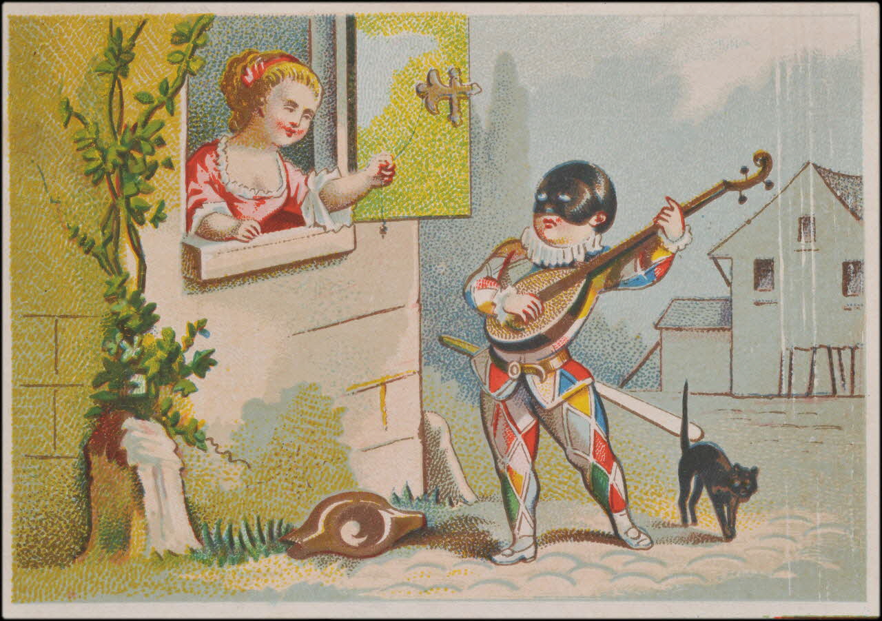 Romanet carte réclame chromo Paris 1877-1907 1995.1.728.6 Photo