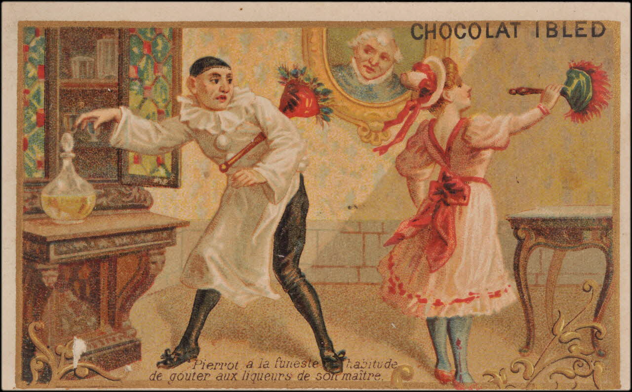 Romanet carte réclame chromo Paris 1877-1907 1995.1.729.1 Photo