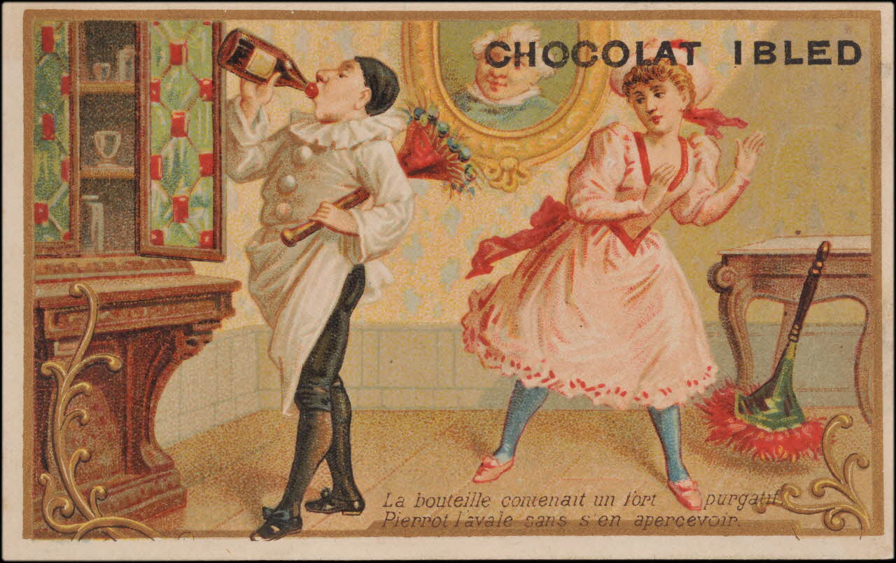 Romanet carte réclame chromo Paris 1877-1907 1995.1.729.3 Photo