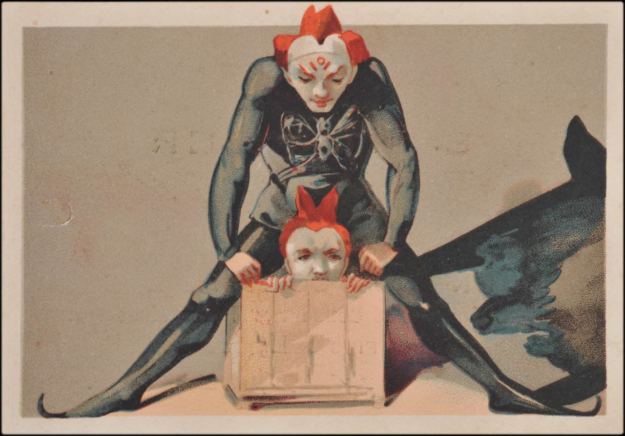 Max Echillet carte réclame chromo Paris 1877-1907 1995.1.730.1 Photo