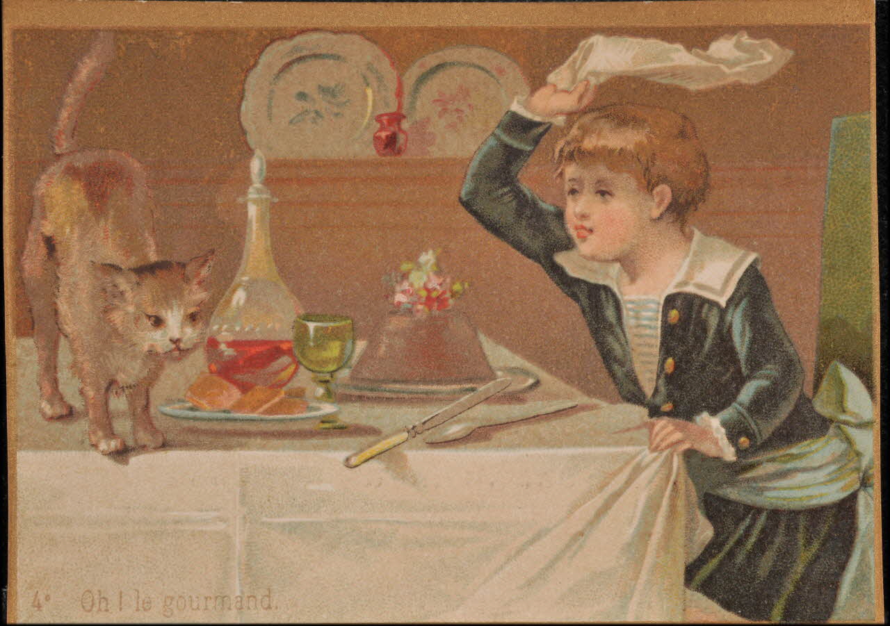 Lefèbvre carte réclame chromo Paris 1877-1907 1995.1.731.1 Photo