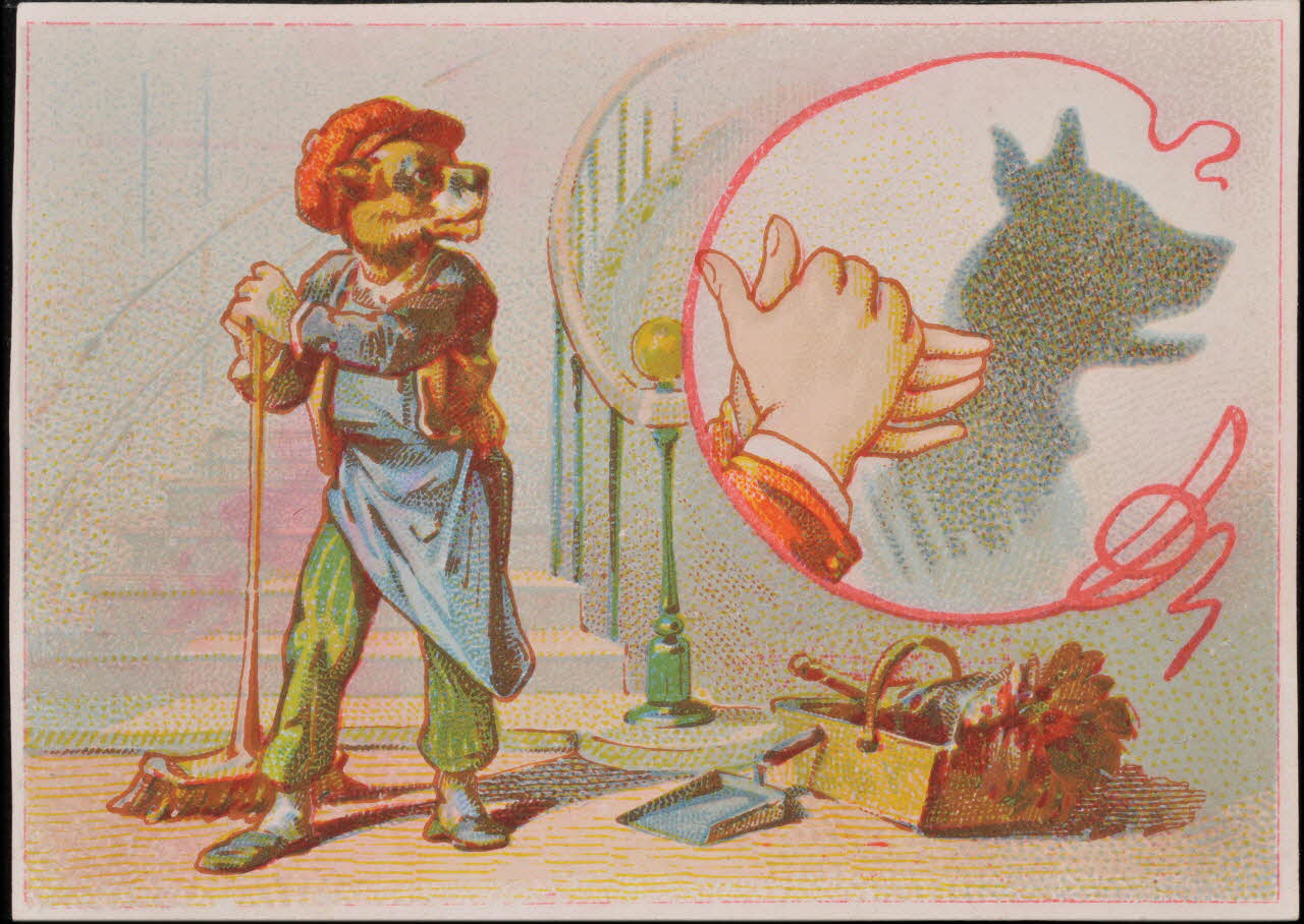 Romanet carte réclame chromo Paris 1877-1907 1995.1.733.7 Photo