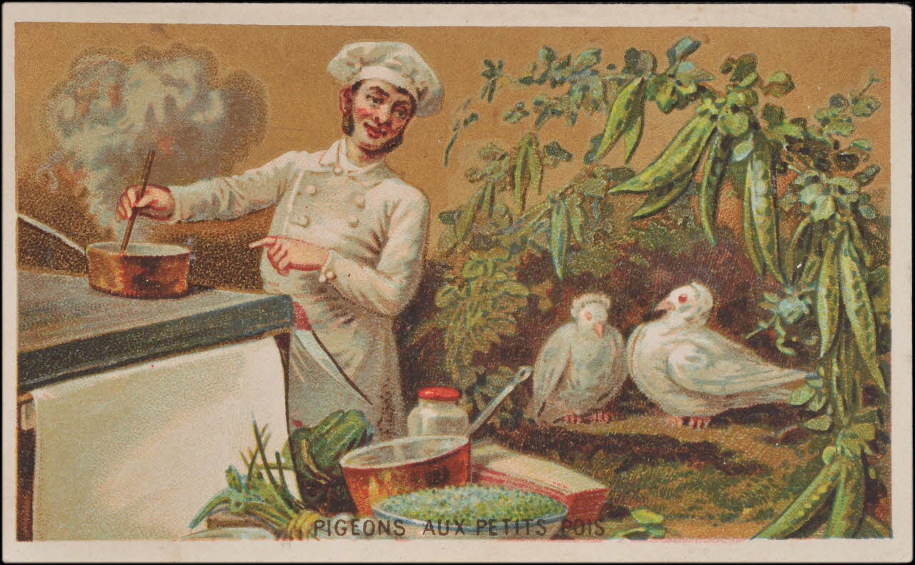 Romanet carte réclame chromo Paris 1877-1907 1995.1.734.1 Photo