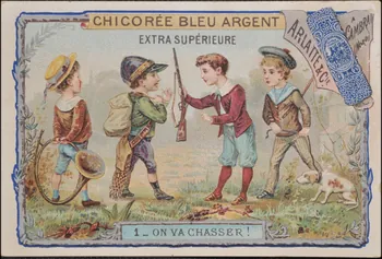 Romanet carte réclame chromo Paris 1877-1907 1995.1.735.1 Photo