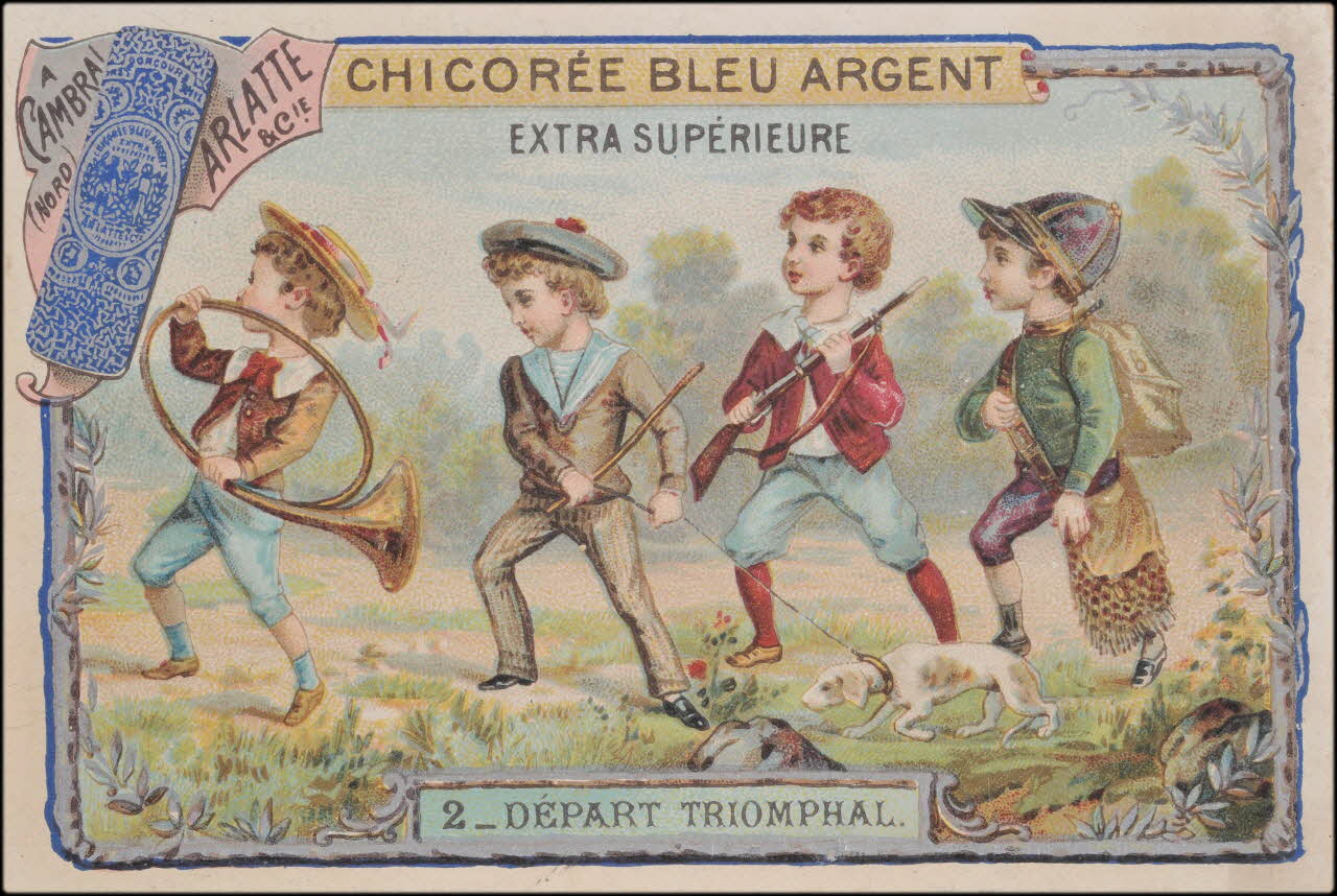 Romanet carte réclame chromo Paris 1877-1907 1995.1.735.3 Photo