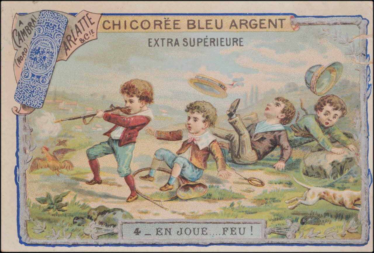 Romanet carte réclame chromo Paris 1877-1907 1995.1.735.6 Photo