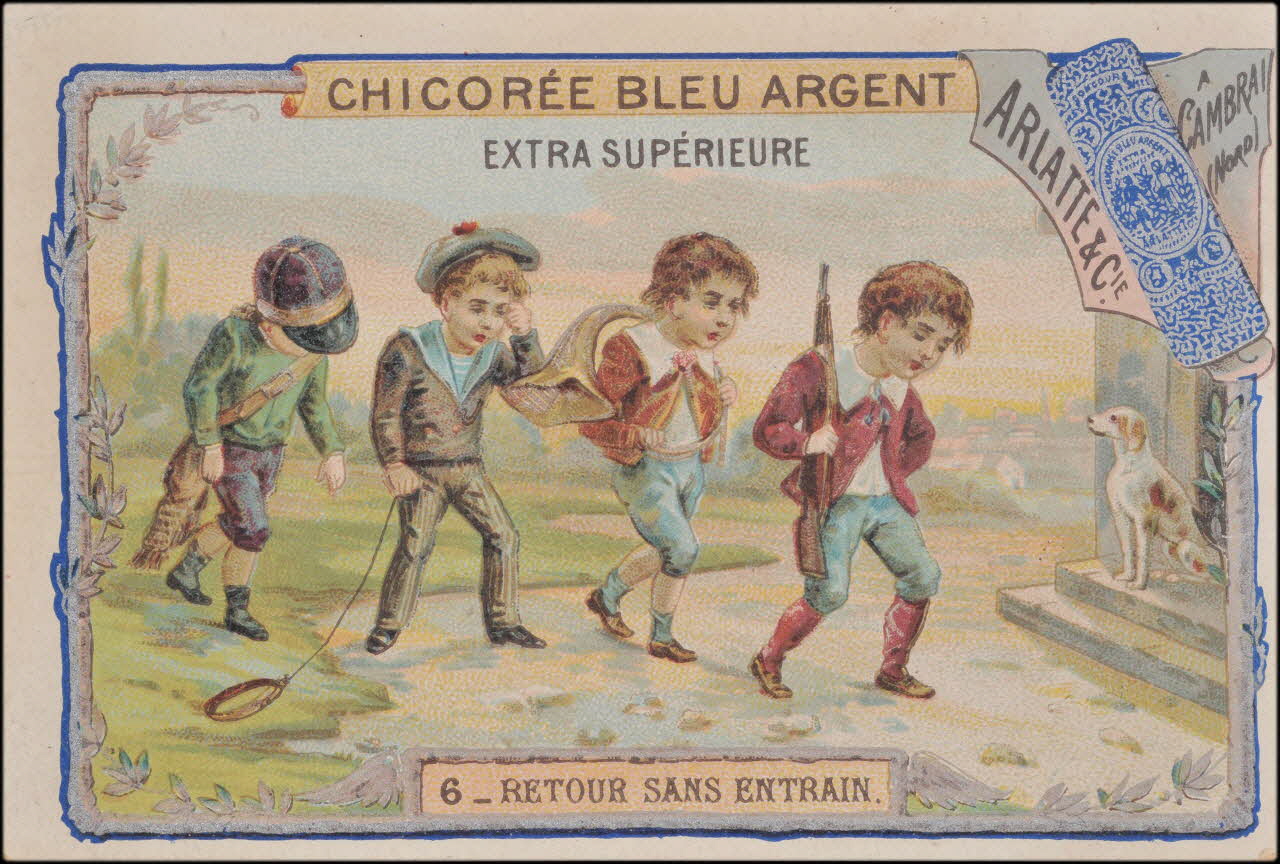 Romanet carte réclame chromo Paris 1877-1907 1995.1.735.7 Photo