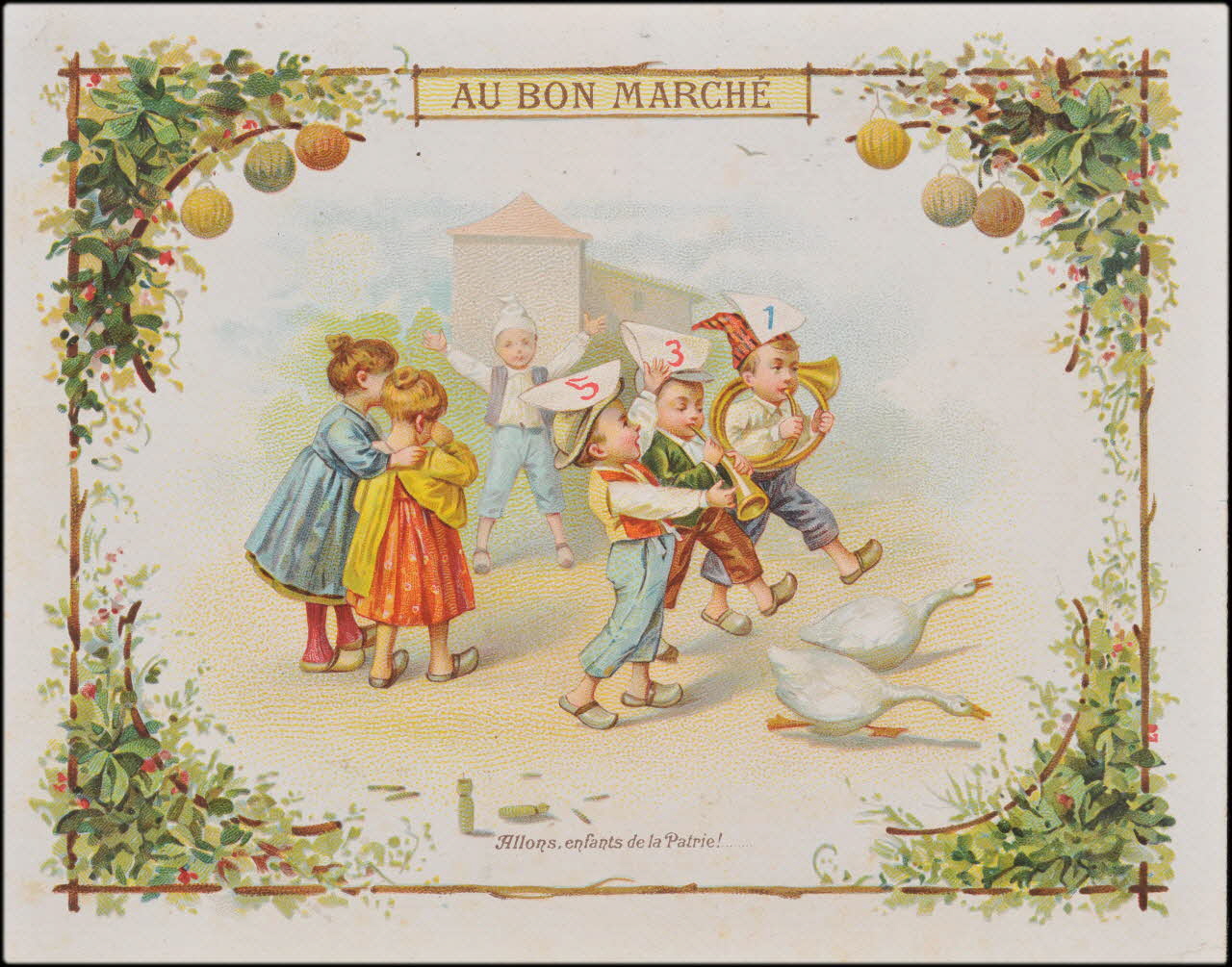 Romanet carte réclame chromo Paris 1877-1907 1995.1.736.1 Photo