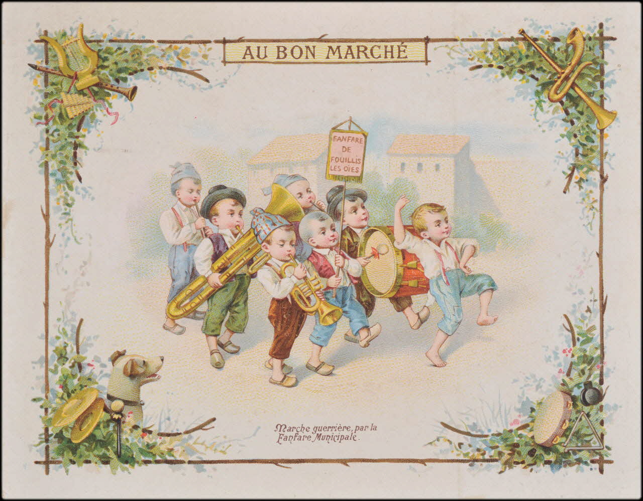 Romanet carte réclame chromo Paris 1877-1907 1995.1.736.3 Photo