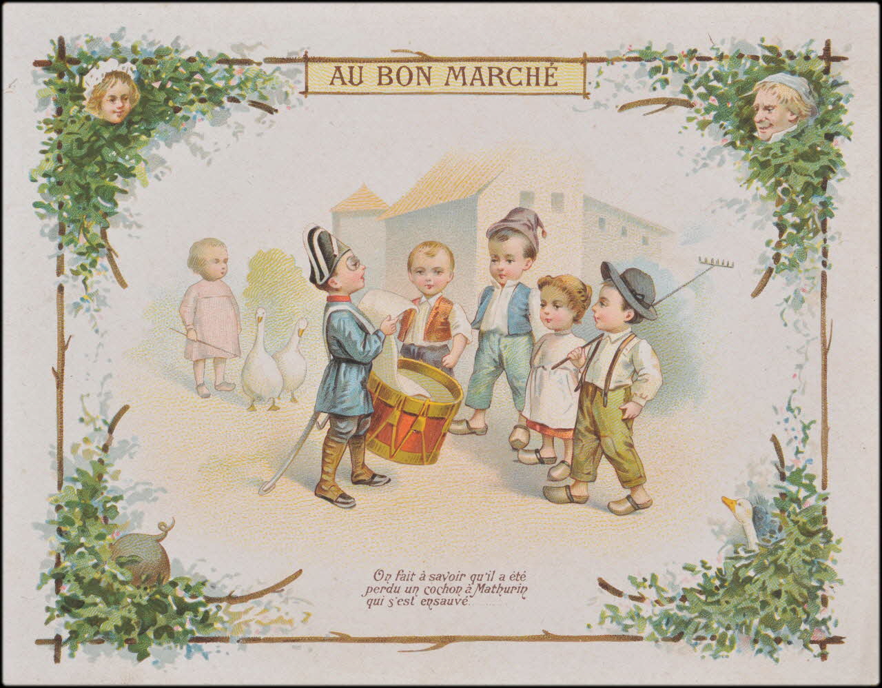 Romanet carte réclame chromo Paris 1877-1907 1995.1.736.4 Photo