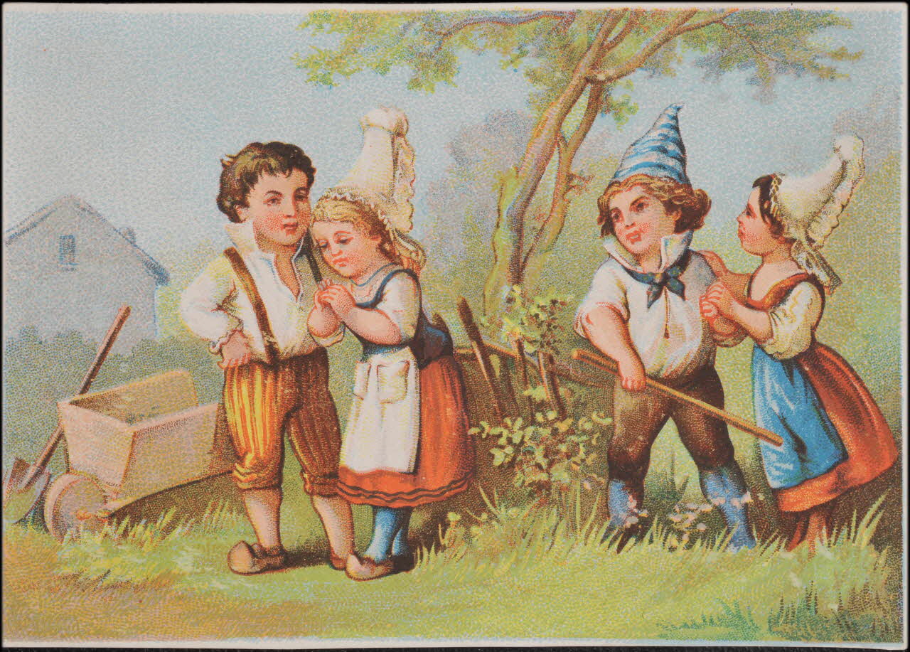 Romanet carte réclame chromo Paris 1877-1907 1995.1.737.1 Photo