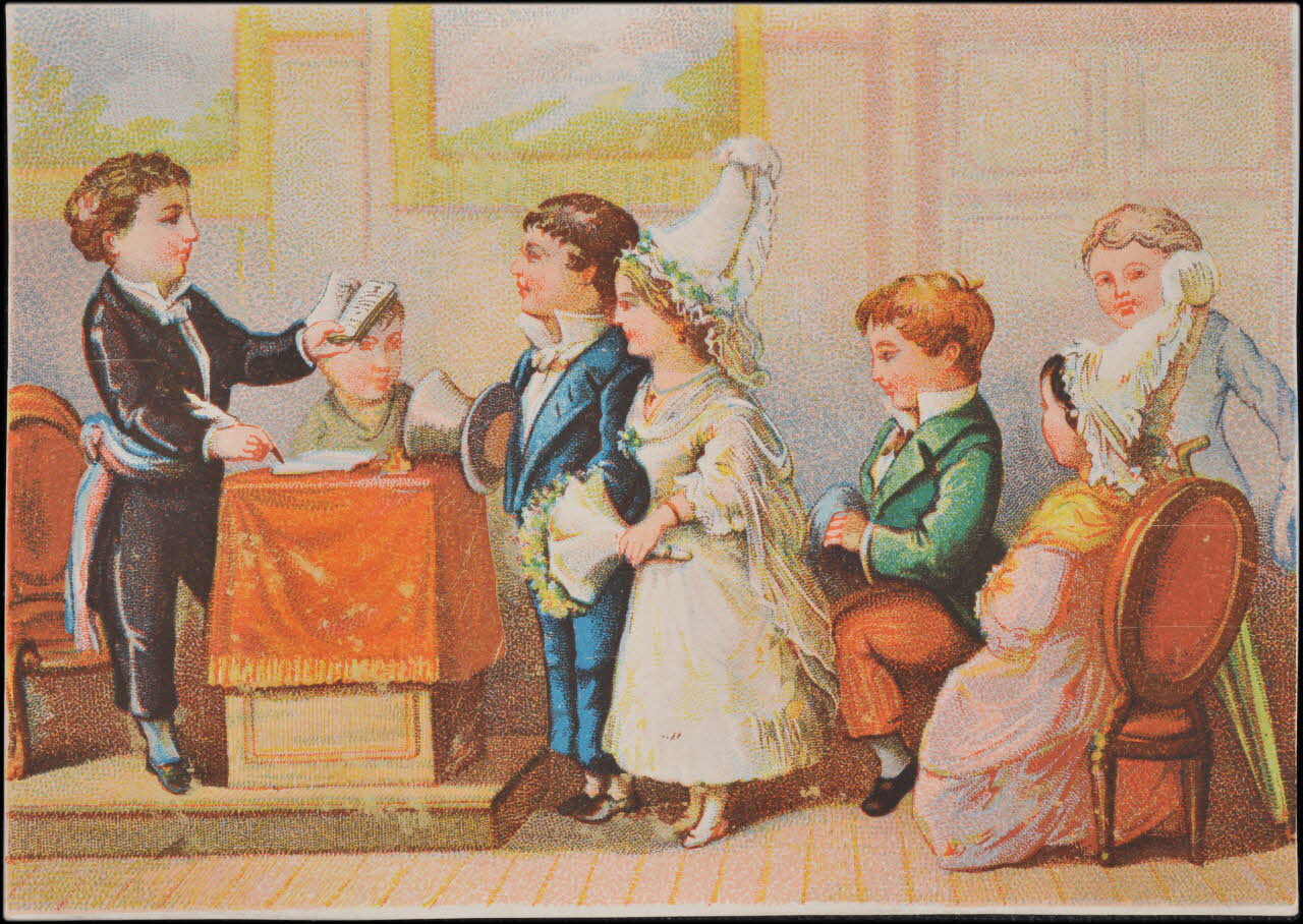 Romanet carte réclame chromo Paris 1877-1907 1995.1.737.2 Photo