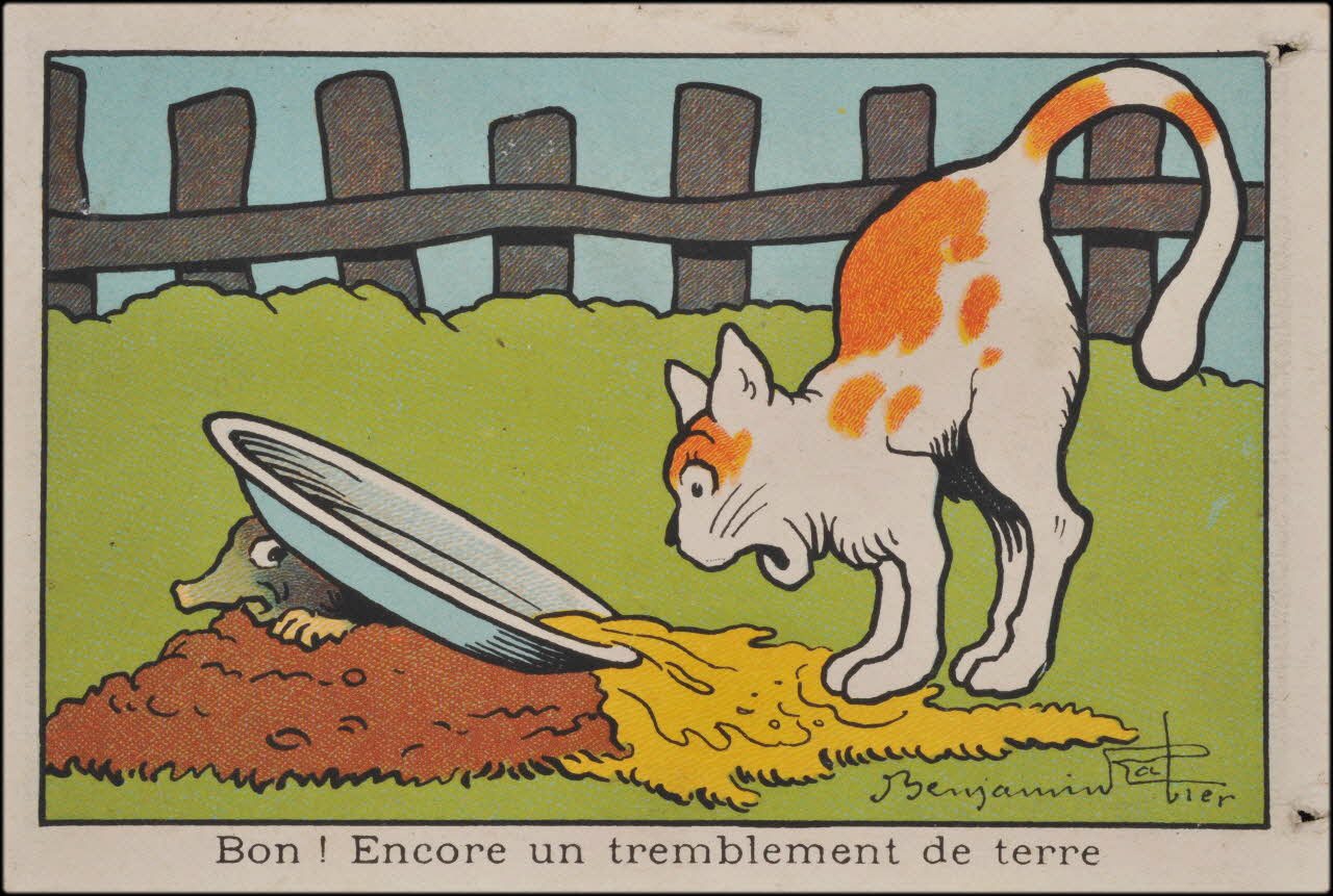 Benjamin Rabier ; Romanet carte réclame chromo Paris 1877-1907 1995.1.739.1 Photo