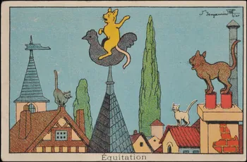 Benjamin Rabier ; Romanet carte réclame chromo Paris 1877-1907 1995.1.739.13 Photo