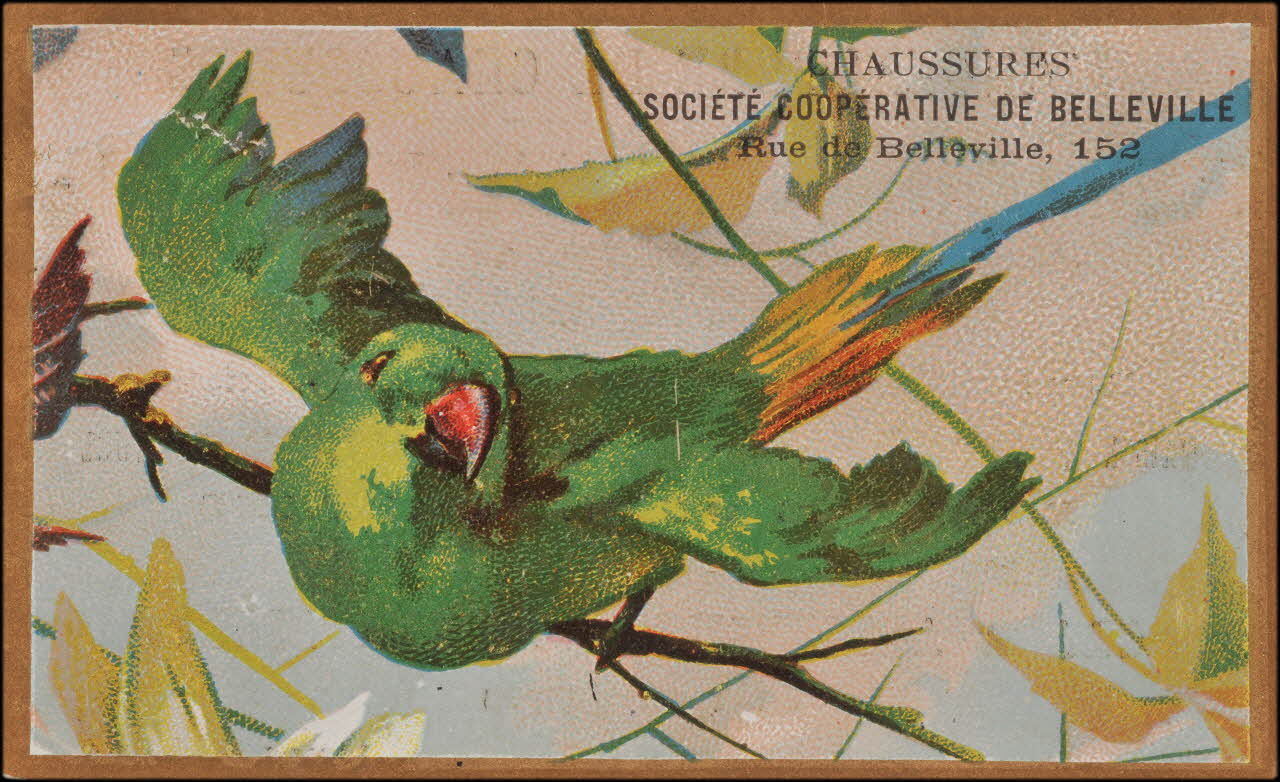 Romanet carte réclame chromo Paris 1877-1907 1995.1.742.2 Photo