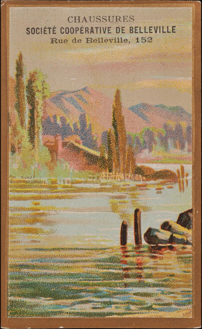 Romanet carte réclame chromo Paris 1877-1907 1995.1.752.1 Photo