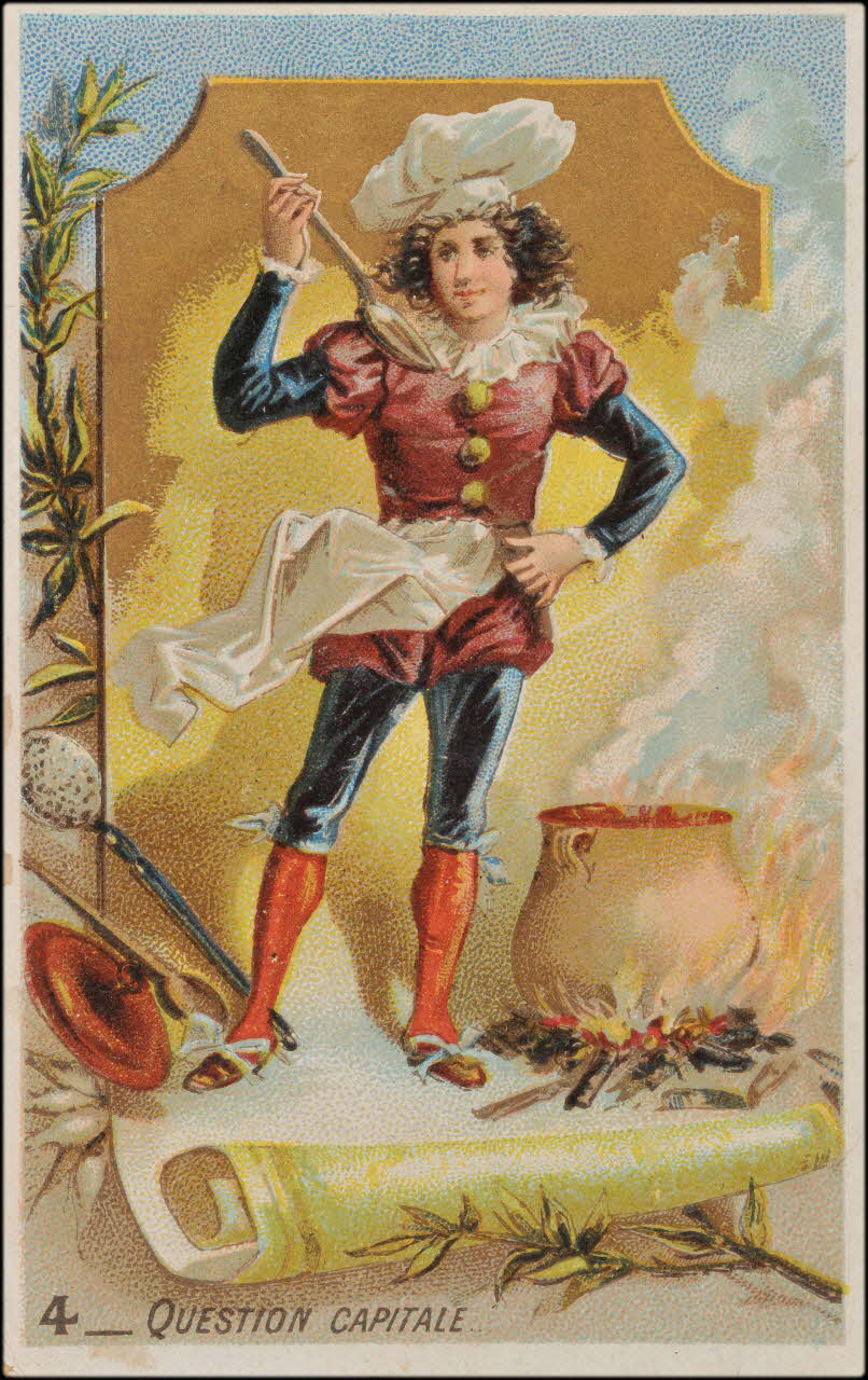 Romanet carte réclame chromo Paris 1877-1907 1995.1.756.3 Photo