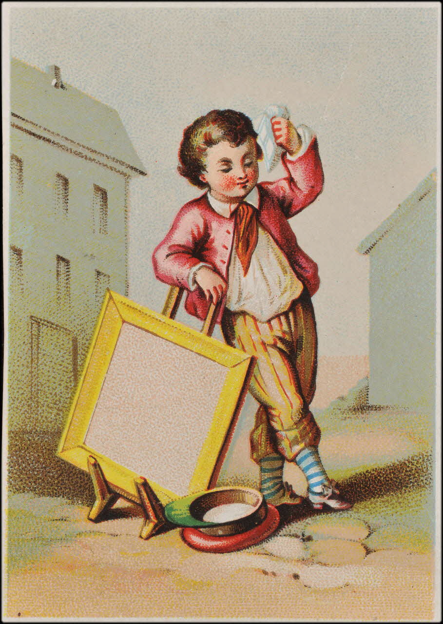 Romanet carte réclame chromo Paris 1877-1907 1995.1.757.4 Photo