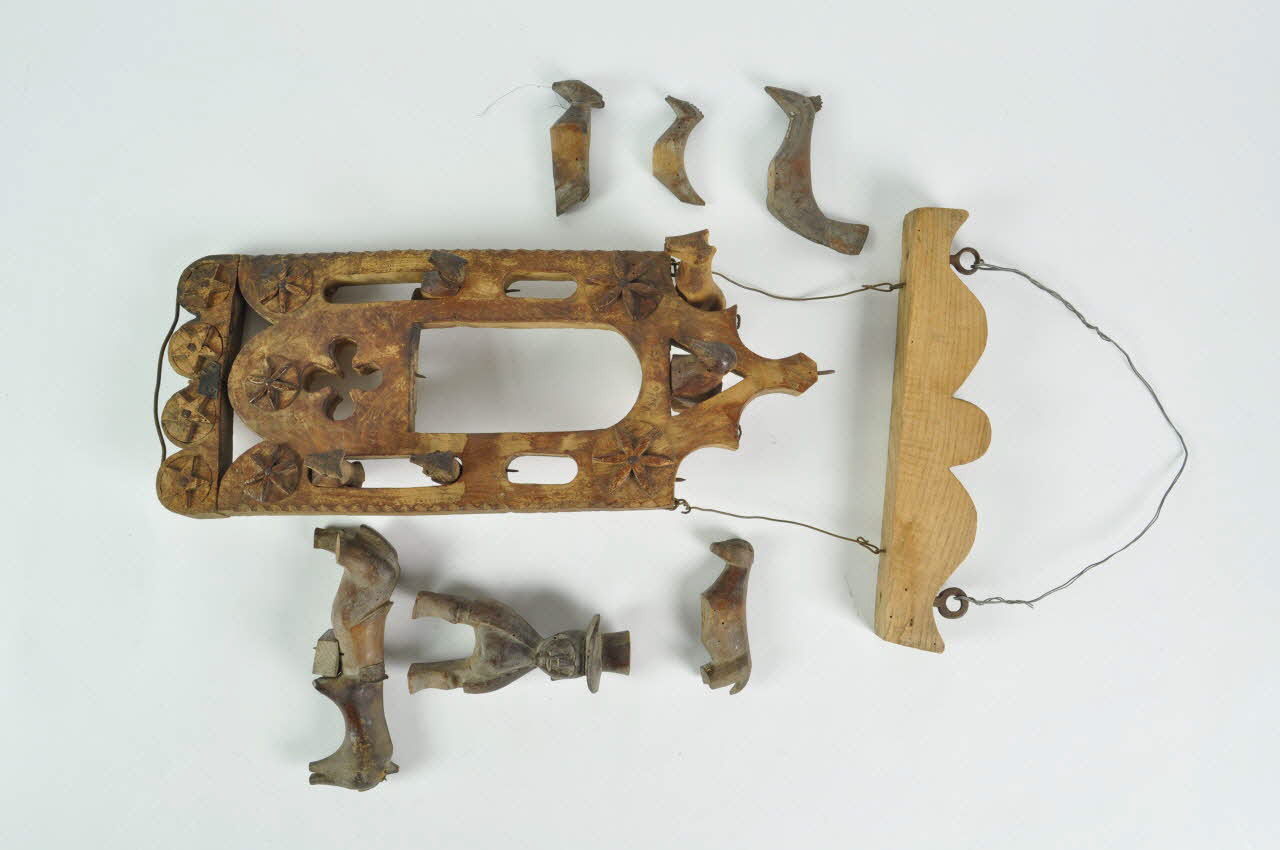 porte-lampe Lampe à huile Auvergne, France 1890 1890.8.1.1-13 Photo Mucem