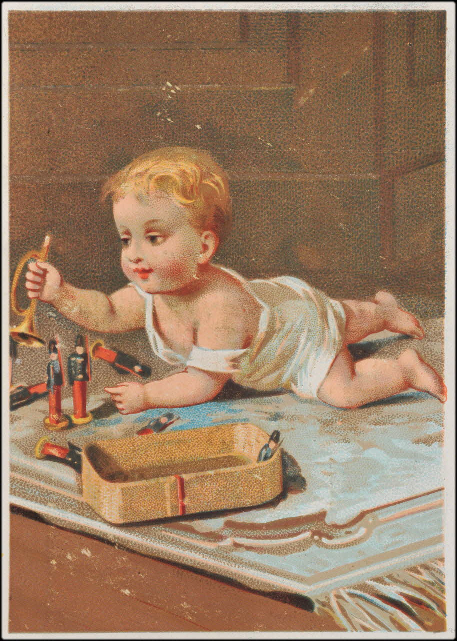 Romanet carte réclame chromo Paris 1877-1907 1995.1.764.12 Photo