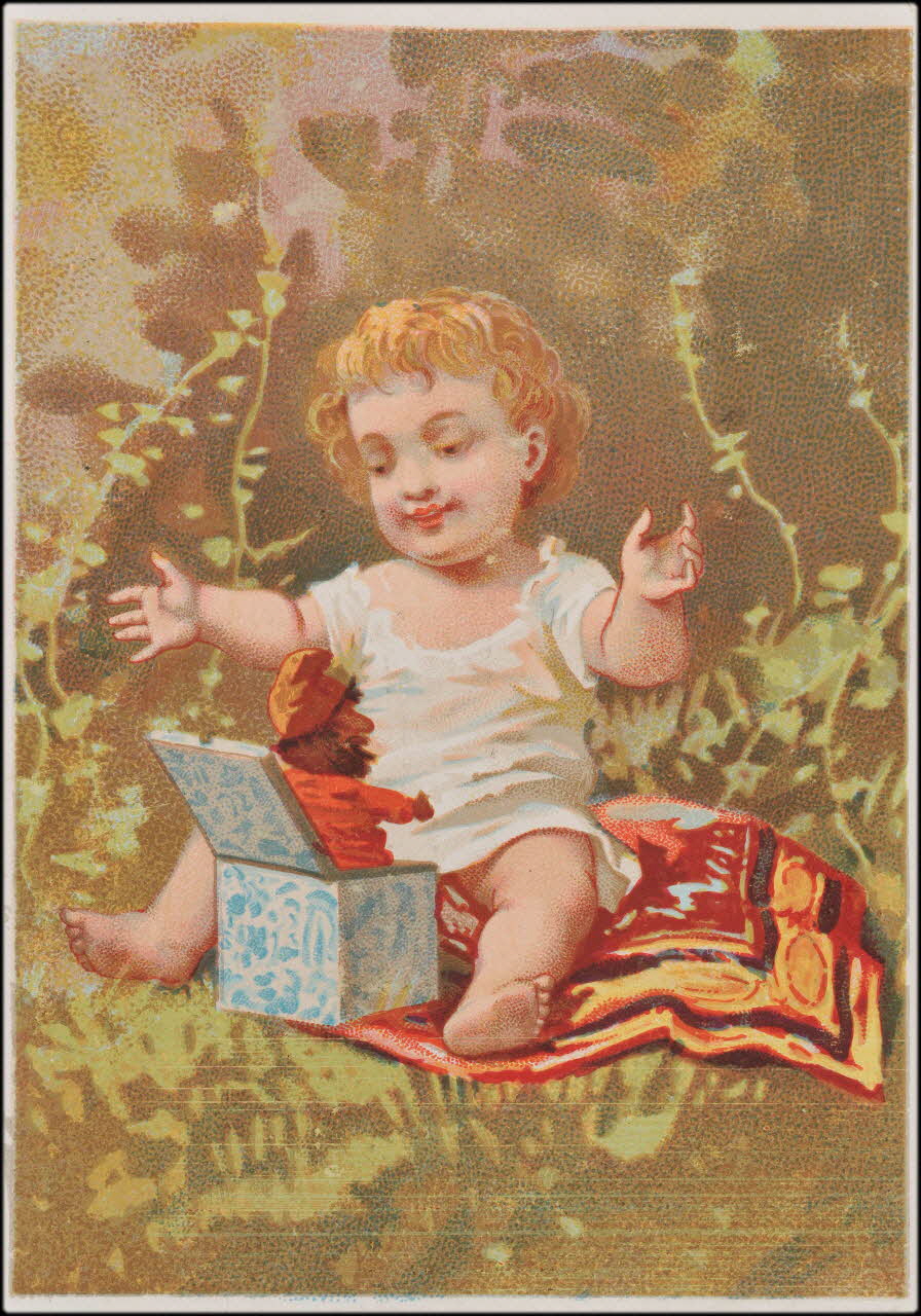 Romanet carte réclame chromo Paris 1877-1907 1995.1.764.3 Photo