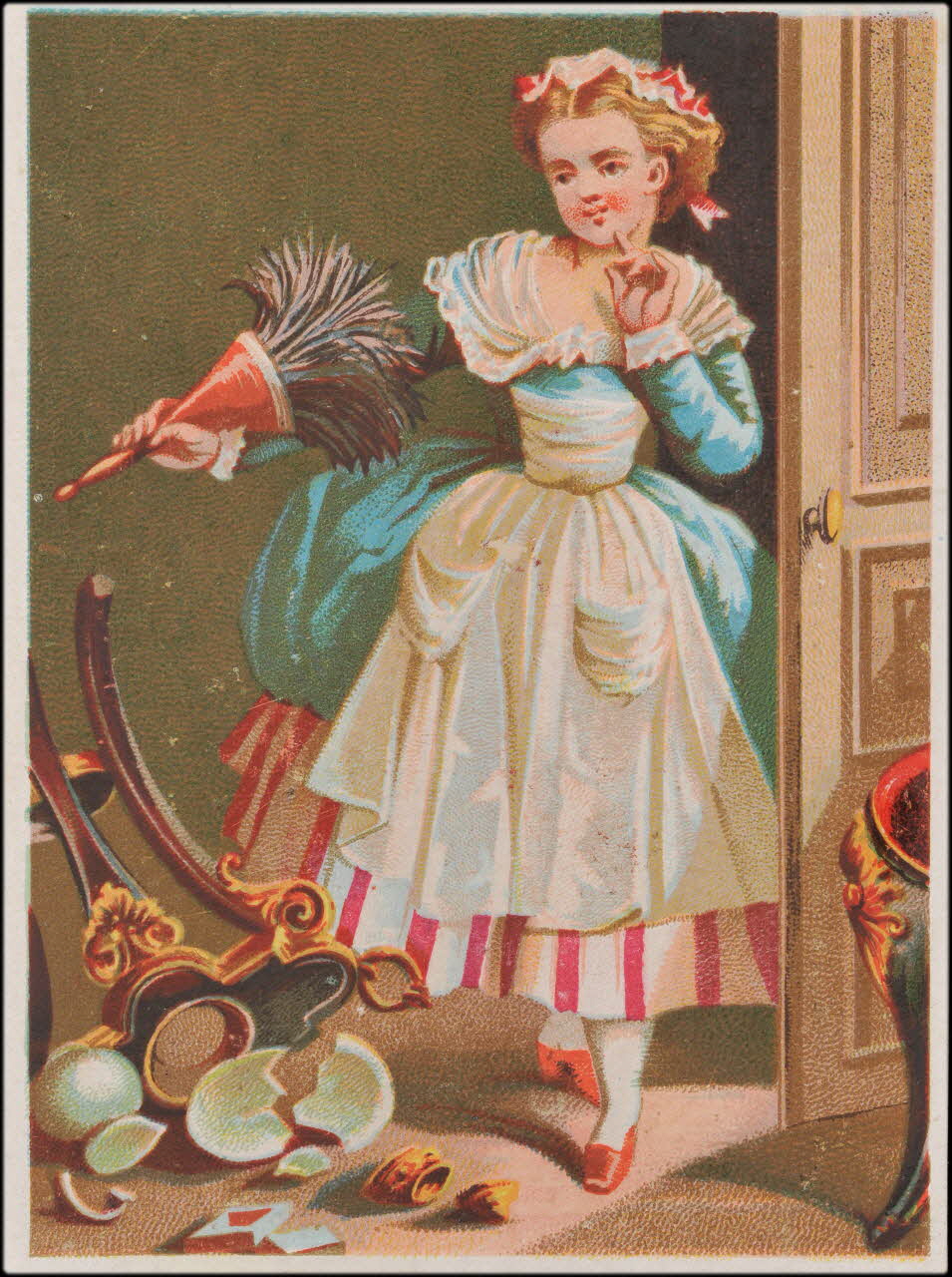 Publicité Roussette carte réclame chromo Paris 1877-1907 1995.1.766.5 Photo