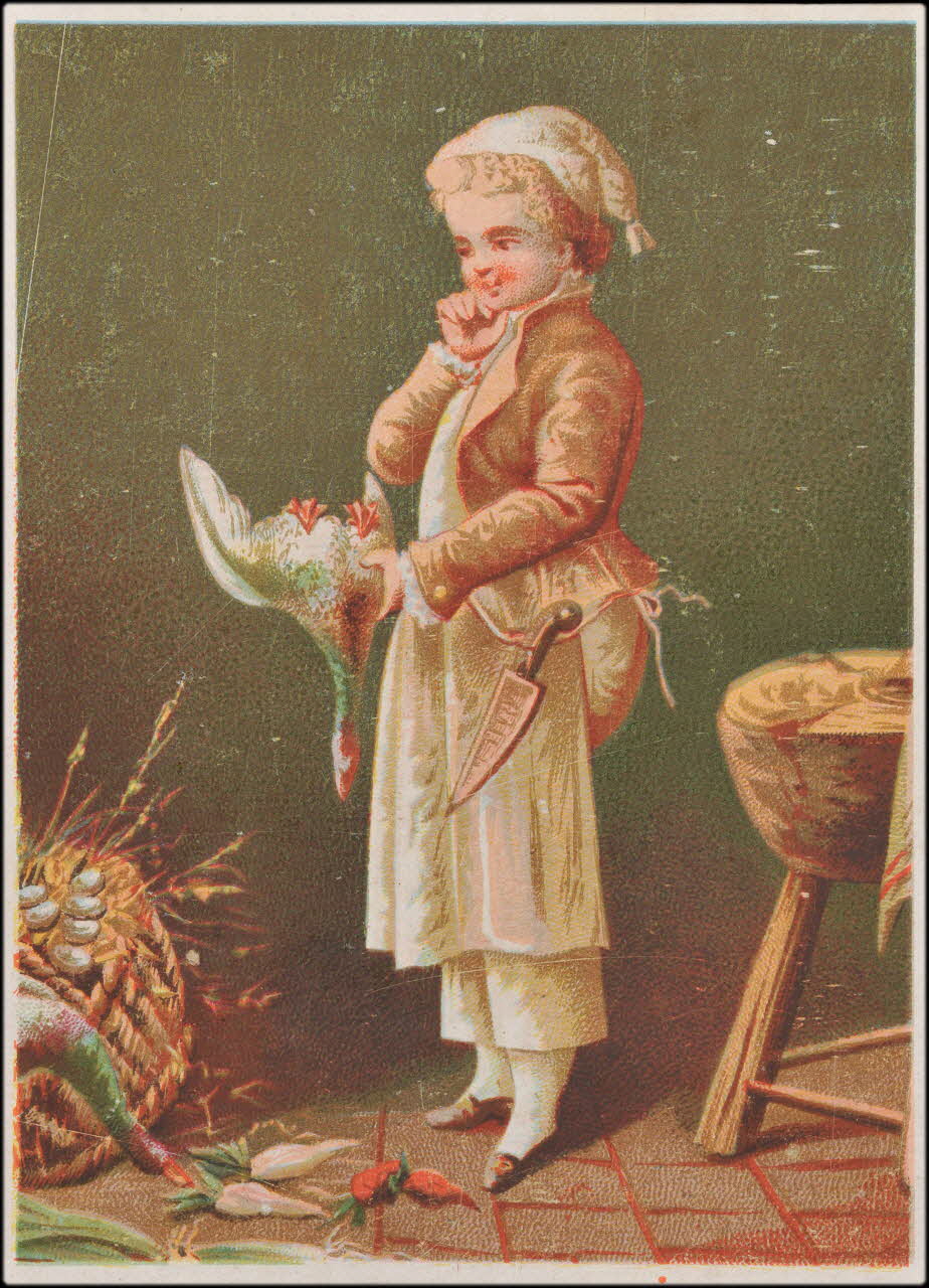 Publicité Roussette carte réclame chromo Paris 1877-1907 1995.1.766.6 Photo