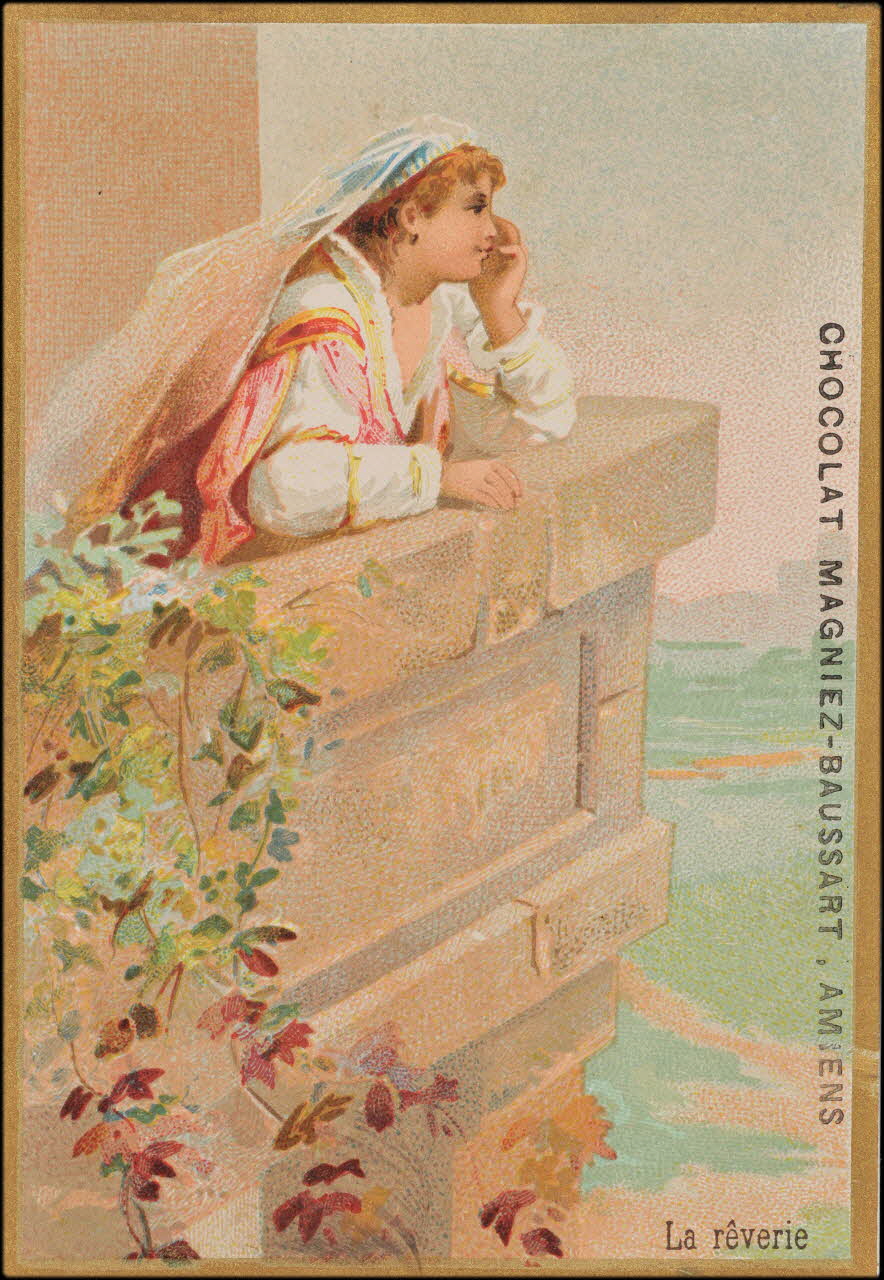 Romanet carte réclame chromo Paris 1877-1907 1995.1.768.3 Photo