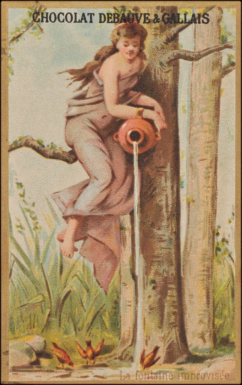 Romanet carte réclame chromo Paris 1877-1907 1995.1.769.2 Photo